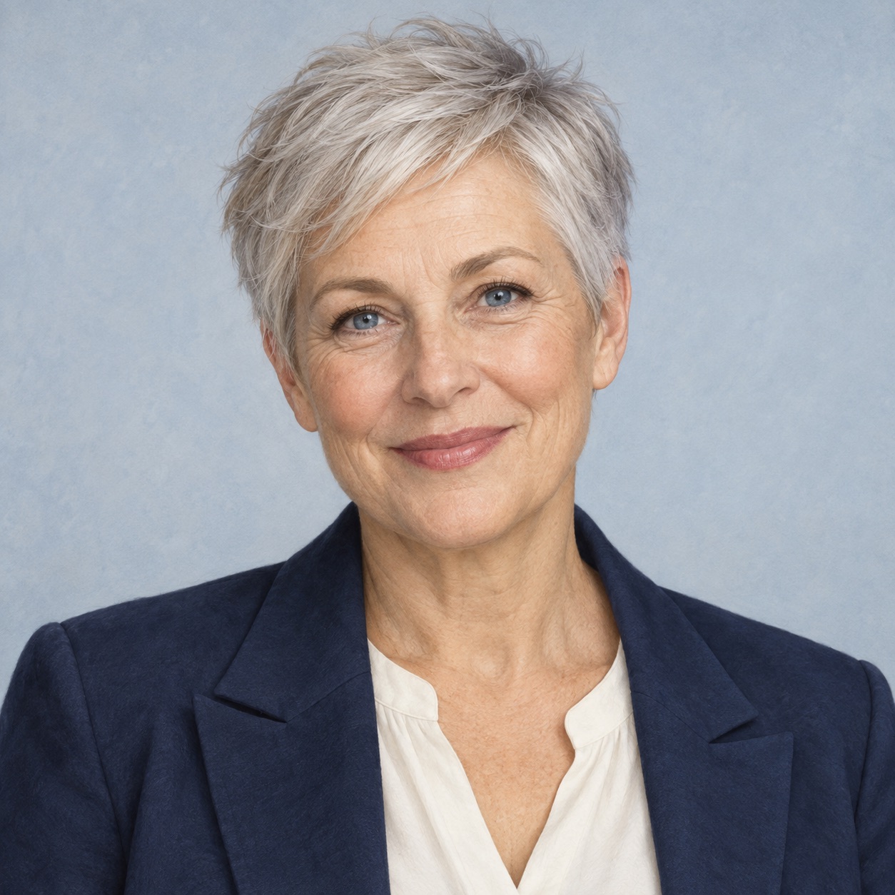 Illustrated AI persona Lorraine Achterberg